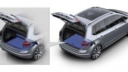 Volkswagen Golf VII Sportsvan (2014) - schemat przestrzeni bagażowej