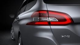 Peugeot 308 SW II (2014) - lewy tylny reflektor - włączony