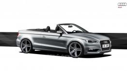 Audi A3 III Cabriolet 2.0 TFSI quattro (2014) - szkic auta