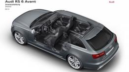Audi RS6 Avant 2014 - schemat konstrukcyjny auta