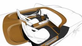 Mini Superleggera Vision Concept (2014) - szkic wnętrza