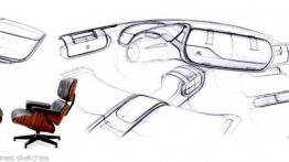 Citroen C4 Cactus (2014) - szkic wnętrza