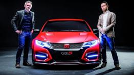 Honda Civic IX Type-R Concept (2014) - przód - reflektory włączone