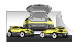 Audi TT offroad concept (2014) - szkic auta