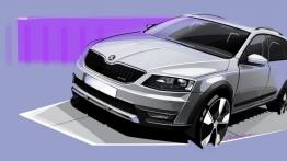Skoda Octavia III Scout (2014) - szkic auta