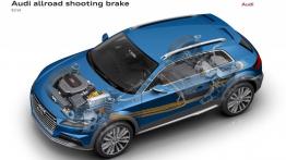 Audi Allroad Shooting Brake Concept (2014) - schemat konstrukcyjny auta