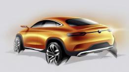Mercedes Concept Coupe SUV (2014) - szkic auta