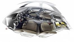 Audi TT offroad concept (2014) - szkic wnętrza