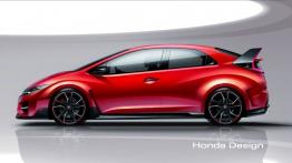 Honda Civic IX Type-R Concept (2014) - szkic auta