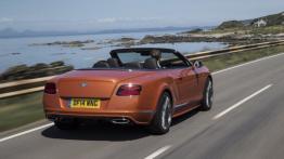 Bentley Continental GT Speed Cabrio 2014 - widok z tyłu