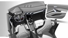 Audi TT offroad concept (2014) - szkic wnętrza