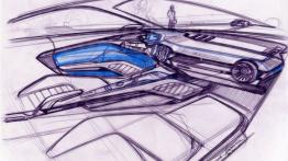 Audi Allroad Shooting Brake Concept (2014) - szkic wnętrza