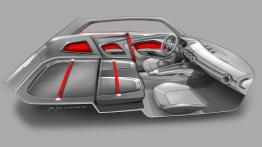 Audi Allroad Shooting Brake Concept (2014) - szkic wnętrza