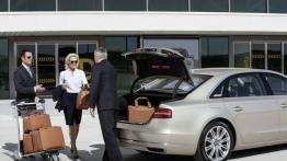 Audi A8 L W12 6.3 FSI quattro Facelifting (2014) - tył - bagażnik otwarty