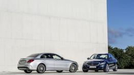 Mercedes klasy C 250 AMG Line (2014) - prawy bok