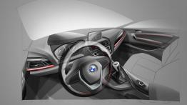 BMW serii 2 Coupe (2014) - szkic wnętrza