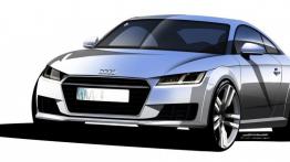Audi TT III Coupe (2015) - szkic auta