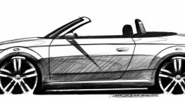 Audi TT III Roadster (2015) - szkic auta