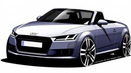 Audi TT III Roadster (2015) - szkic auta