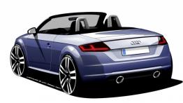Audi TT III Roadster (2015) - szkic auta