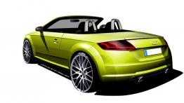 Audi TT III Roadster (2015) - szkic auta