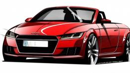 Audi TT III Roadster (2015) - szkic auta