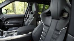 Land Rover Range Rover Sport II SVR (2015) - widok ogólny wnętrza z przodu