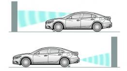 Mazda 6 III Sedan Facelifting (2015) - schemat działania systemu bezpieczeństwa