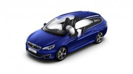 Peugeot 308 II SW GT (2015) - schemat działania poduszek powietrznych