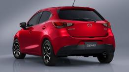 Mazda Demio IV (2015) - tył - reflektory wyłączone