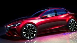 Mazda Demio IV (2015) - szkic auta