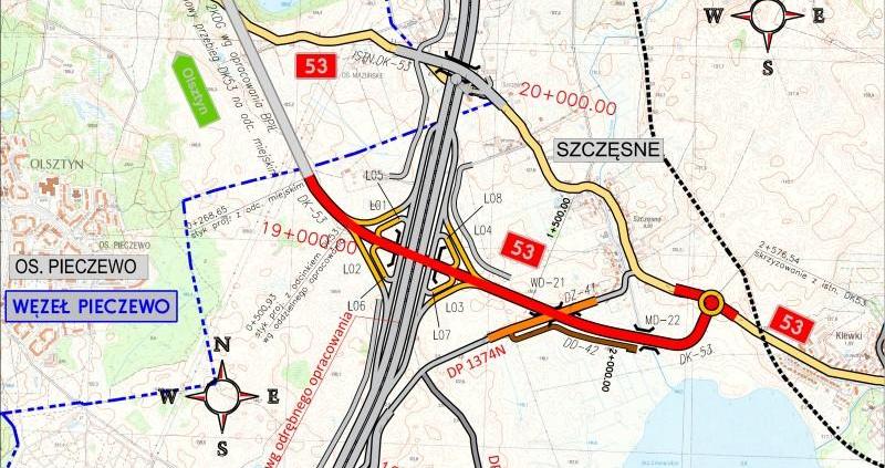 Obwodnica Olsztyna z kolejnym węzłem