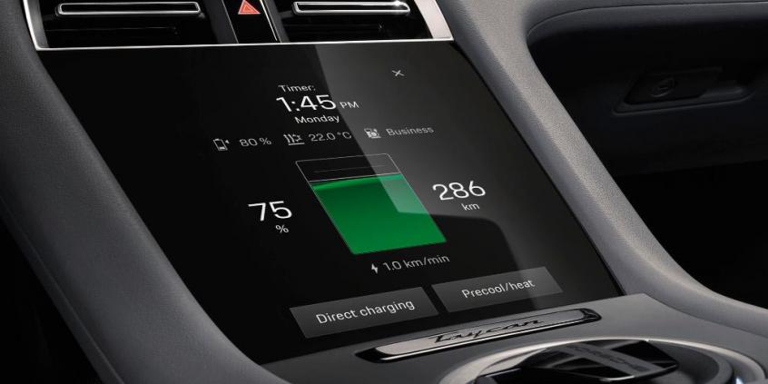 Tak wygląda wnętrze elektrycznego Porsche Taycana