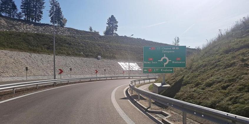 Nowa zakopianka dłuższa o 6 km. Kolejny fragment S7 jeszcze w tym roku