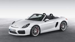 Porsche Boxster 981 Spyder (2016) - przód - reflektory wyłączone