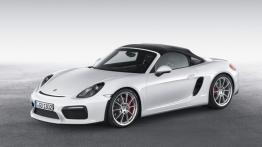 Porsche Boxster 981 Spyder (2016) - przód - reflektory wyłączone