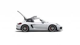 Porsche Boxster 981 Spyder (2016) - schemat działania mechanizmu składania dachu