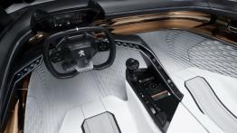 Peugeot Fractal Concept (2016) - widok ogólny wnętrza z przodu