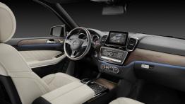 Mercedes-Benz GLS (2016) - widok ogólny wnętrza z przodu