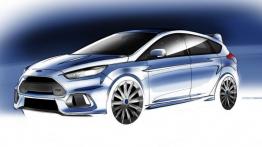 Ford Focus III RS (2016) - szkic auta