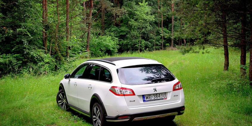 Peugeot 508 RXH - biały kruk