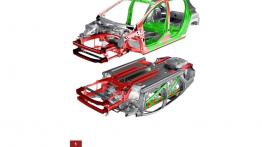 Peugeot 308 5d 2007 - szkic elementu nadwozia