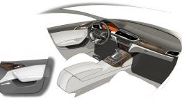 Audi A6 C7 - szkic wnętrza