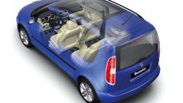 Skoda Roomster 2007 - schemat konstrukcyjny auta