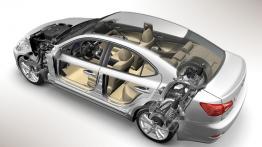 Lexus IS 2007 - szkic wnętrza