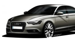 Audi A6 C7 - szkic auta