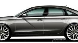 Audi A6 C7 - szkic auta