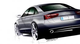 Audi A6 C7 - szkic auta