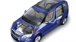 Skoda Roomster 2007 - schemat konstrukcyjny auta