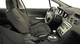 Peugeot 308 5d 2007 - widok ogólny wnętrza z przodu
